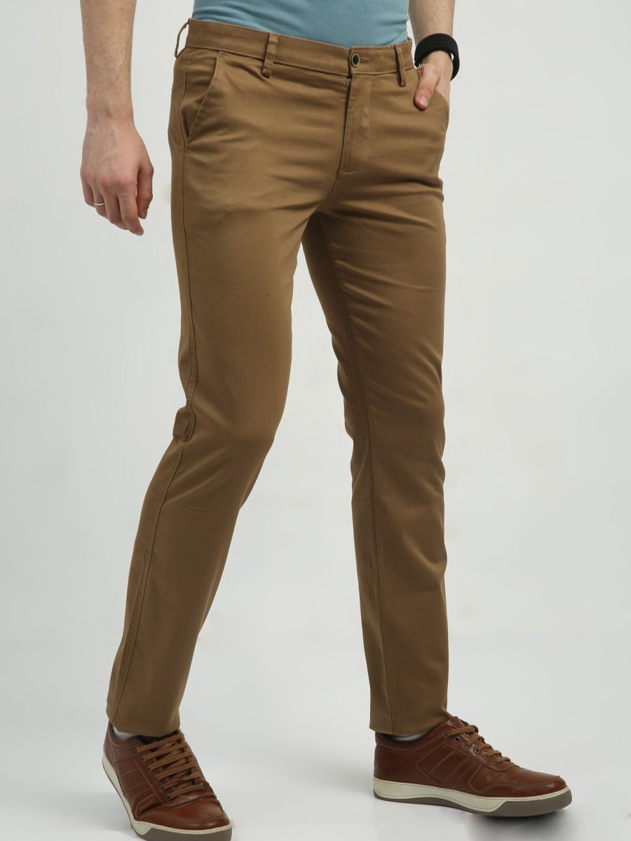 Trousers Classic Polo | Classic Polo Men'S Chiseled Fit Cotton Trousers | Tbo2-29 B-Dkha-Cf-Ly