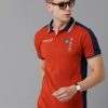 T-Shirts CP BRO | Cp Bro Men'S Cotton Color Block Slim Fit Multicolor T-Shirt | Brp - 338 B