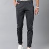 Trousers Classic Polo | Classic Polo Men'S 100% Cotton Moderate Fit Solid Grey Color Trouser | To1-36 C-Gry