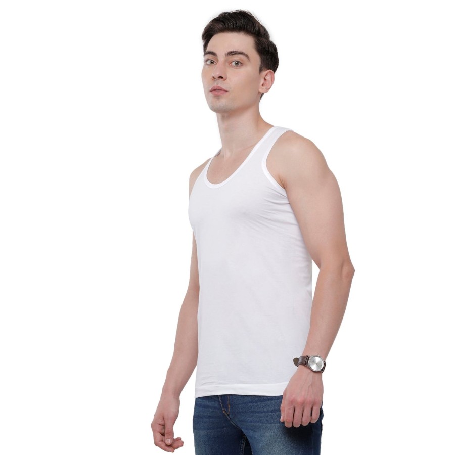 Innerwear Classic Polo | Classic Polo Mens Solidslim Fit Vest Pack Of 3(Nos-Maestro-Rn - 1 Pcs)