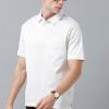 T-Shirts Classic Polo | Classic Polo Men'S Cotton Half Sleeve Striped Authentic Fit Polo Neck White Color T-Shirt | Ultimo - 316 A