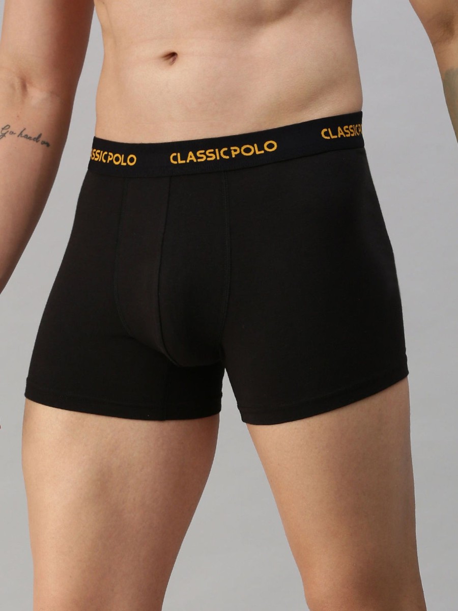 Innerwear Classic Polo | Classic Polo Men'S Modal Solid Trunks | Glance - Multicolor (Pack Of 3)