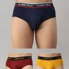 Innerwear Classic Polo | Classic Polo Men'S Modal Solid Briefs | Scarce - Multicolor (Pack Of 3)