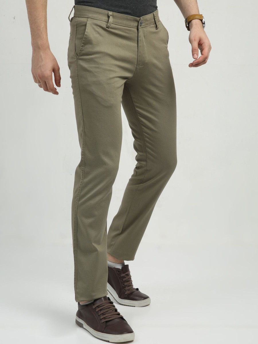 Trousers Classic Polo | Classic Polo Men'S Chiseled Fit Cotton Trousers | Tbo2-29 C-Olv-Cf-Ly