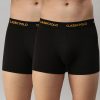 Innerwear Classic Polo | Classic Polo Men'S Modal Solid Trunks | Glance - Black (Pack Of 2)