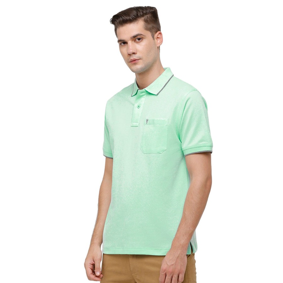 T-Shirts Classic Polo | Classic Polo Men'S Smart Double Pique Polo Half Sleeve Authentic Fit T-Shirt | Nova - Auqa