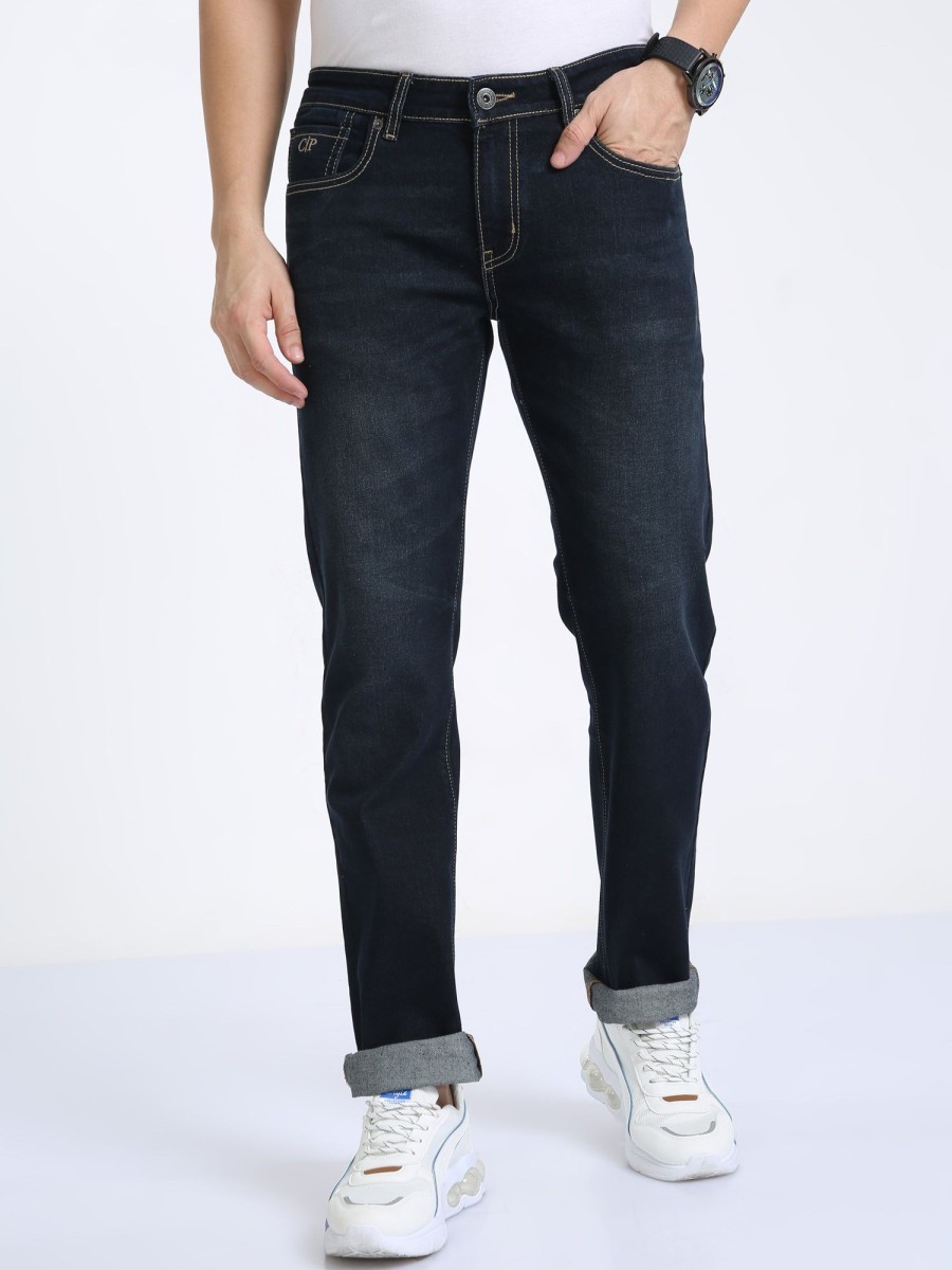 Denim Classic Polo | Classic Polo Men'S Slim Fit Cotton Denim | Cpdo2-26 Nvy-Sf-Ly