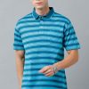 T-Shirts Classic Polo | Classic Polo Men'S Cotton Half Sleeve Striped Authentic Fit Polo Neck Multicolor Color T-Shirt | Ultimo - 305 A