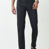 Trousers Classic Polo | Classic Polo Mens Cotton Solid Chiesel Fit Black Color Trouser | Tbo2-28 D-Blk-Cf-Ly