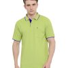 T-Shirts Classic Polo | Classic Polo Men'S Bright Green Polo Authentic Fit T-Shirt | 4Ssn 207