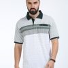 T-Shirts Classic Polo | Classic Polo Mens Cotton Half Sleeves Floral Authentic Fit Polo Neck Green Color T-Shirt | Carve Polo - 20 B Af P