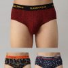 Innerwear Classic Polo | Classic Polo Men'S Modal Printed Briefs | Scarce - Multicolor (Pack Of 3)