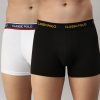 Innerwear Classic Polo | Classic Polo Men'S Modal Solid Trunks | Glance - White & Black (Pack Of 2)