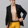 Innerwear Classic Polo | Classic Polo Men'S Modal Solid Trunk | Glance - Yellow