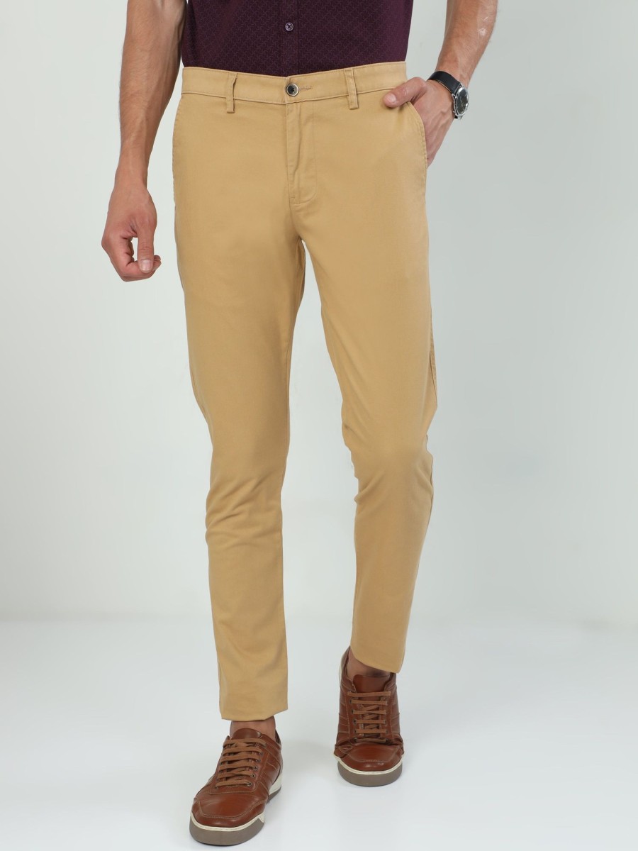 Trousers Classic Polo | Classic Polo Men'S Moderate Fit Cotton Trousers | To2-52 C-Kha-Mf-Ly