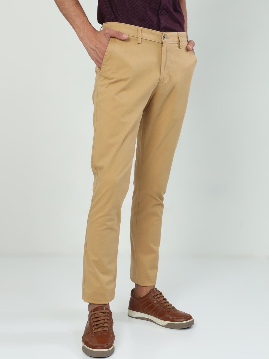 Trousers Classic Polo | Classic Polo Men'S Moderate Fit Cotton Trousers | To2-52 C-Kha-Mf-Ly