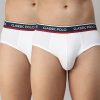 Innerwear Classic Polo | Classic Polo Men'S Modal Solid Briefs | Scarce - White (Pack Of 2)