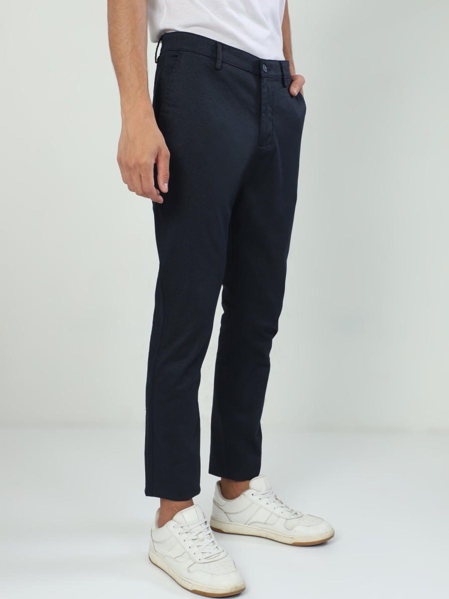 Trousers Classic Polo | Classic Polo Men'S Moderate Fit Cotton Trousers | To2-50 A-Nvy-Mf-Ly