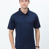 T-Shirts Classic Polo | Classic Polo Mens Cotton Half Sleeves Solid Authentic Fit Polo Neck Navy Color T-Shirt | Rare - 06 B Af P