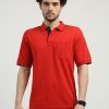 T-Shirts Classic Polo | Classic Polo Men'S Polo Neck Half Sleeve Authentic Fit Cotton T Shirt | Toy-Nova-Salsa Af P