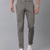 Trousers Classic Polo | Classic Polo Men'S 100% Cotton Moderate Fit Solid Grey Color Trouser | To1-37 C-Gry