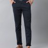 Trousers Classic Polo | Classic Polo Men'S 100% Cotton Moderate Fit Solid Navy Color Trouser | To1-33 B-Nvy